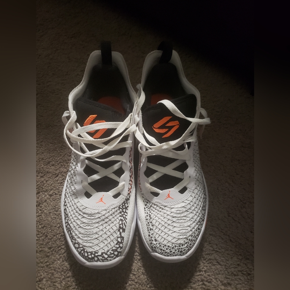 Jordan Luka 1 "White/Total Orange/Black"